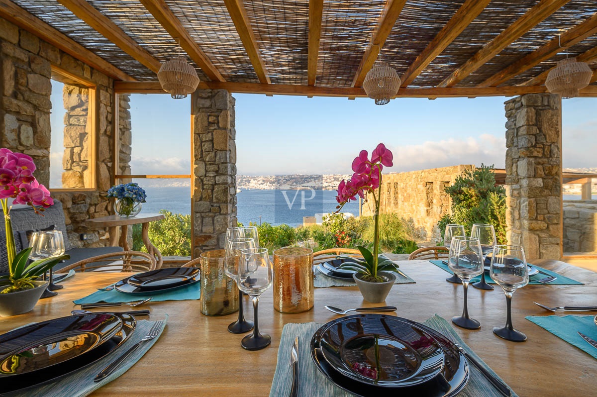 Luxury Villa Ostraco Aegean Sea views, 7 bedrooms in Aiguablava