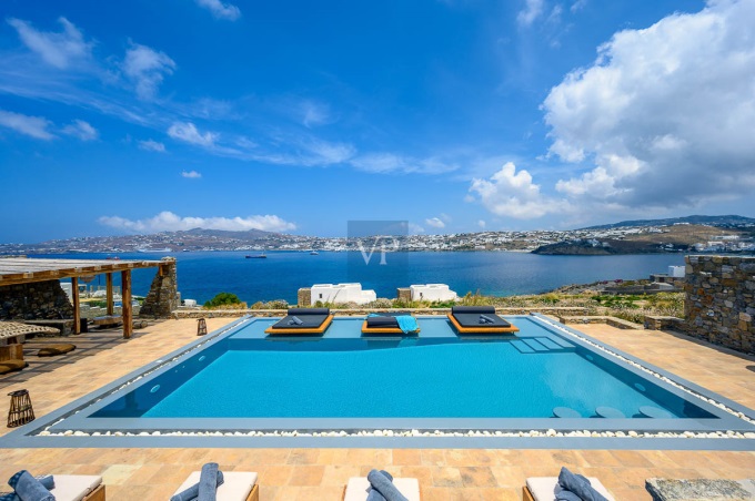 Luxury Villa Ostraco Aegean Sea views, 7 bedrooms in Aiguablava