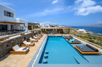 Luxury Villa Ostraco Aegean Sea views, 7 bedrooms in Aiguablava