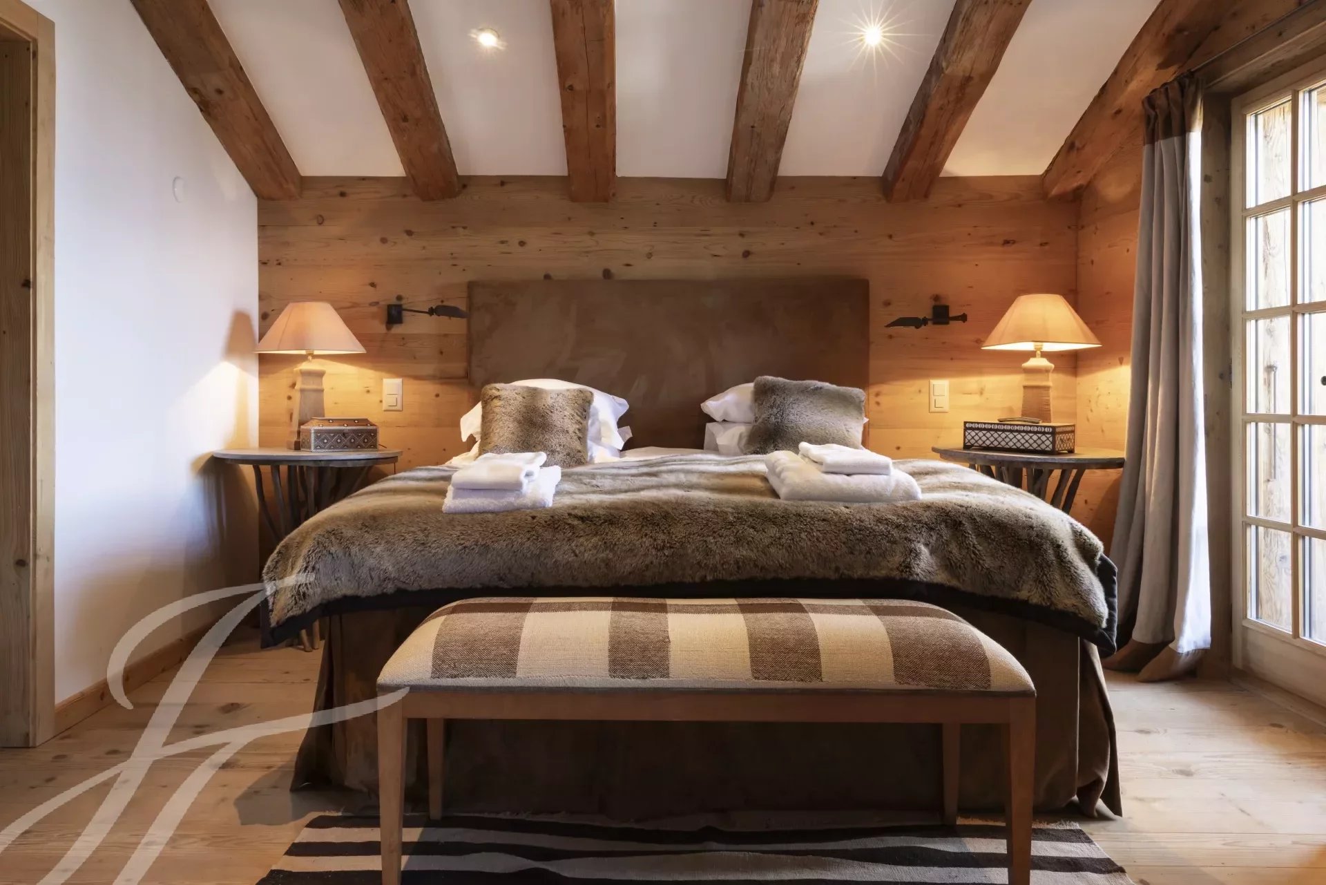 Luxury Chalet between the Médran and Rouge slopes sauna, Jacuzzi, 4 bedrooms in Verbier - Barcelona, Garcia