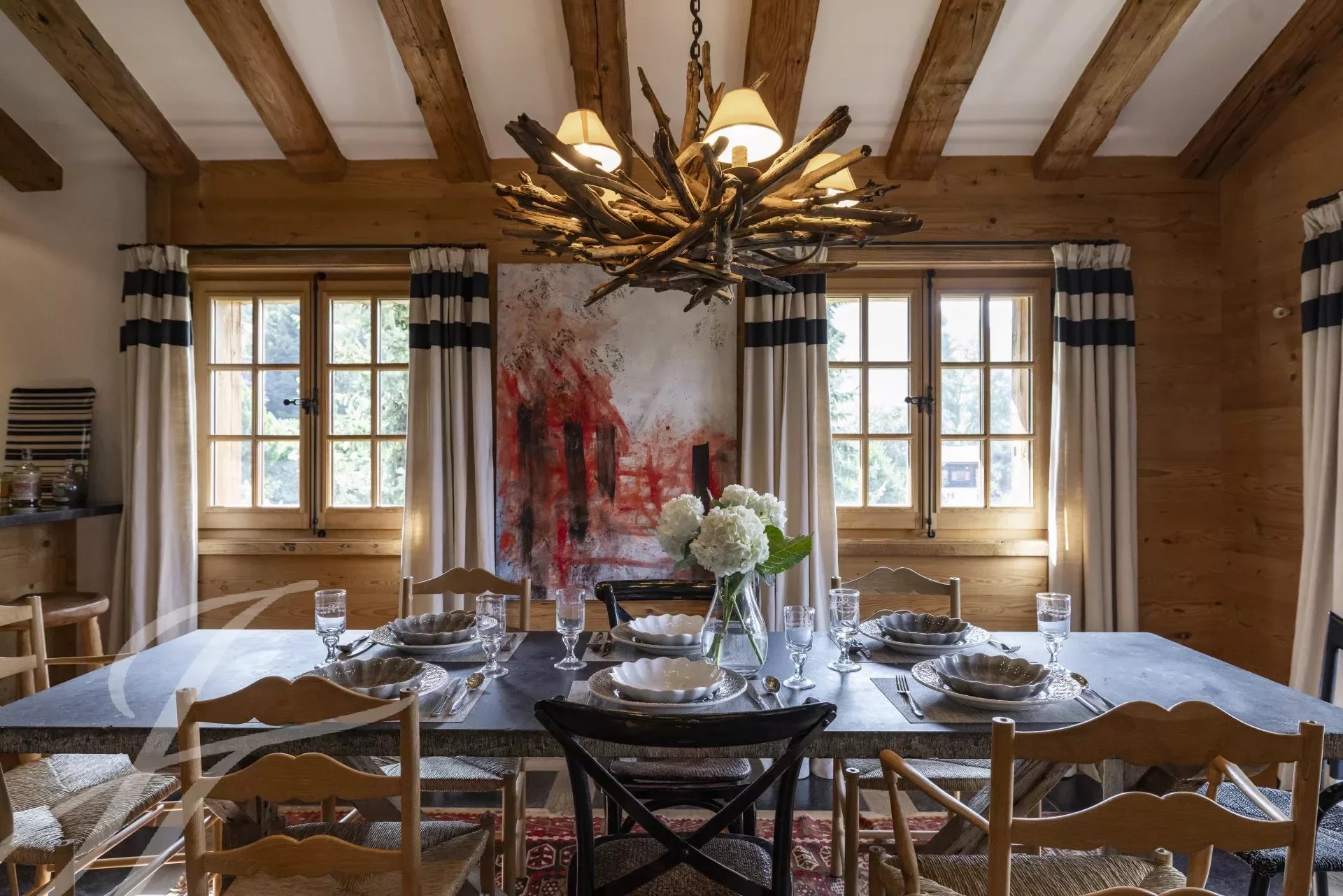 Luxury Chalet between the Médran and Rouge slopes sauna, Jacuzzi, 4 bedrooms in Verbier - Barcelona, Garcia