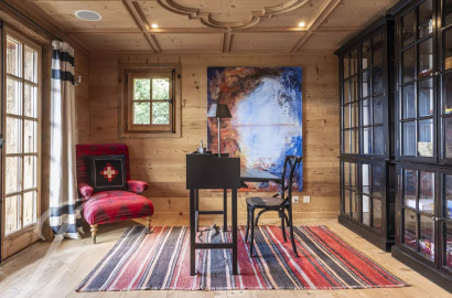 Luxury Chalet between the Médran and Rouge slopes sauna, Jacuzzi, 4 bedrooms in Verbier - Barcelona, Garcia